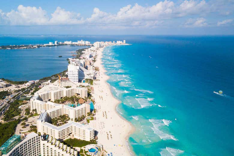 Parasailing en Cancún