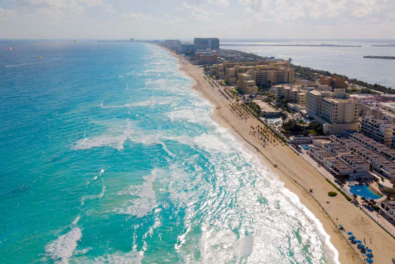 Parasailing en Cancún