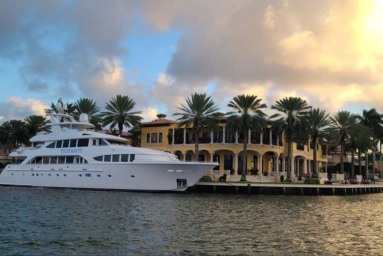 Paseo en barco al atardecer por Fort Lauderdale