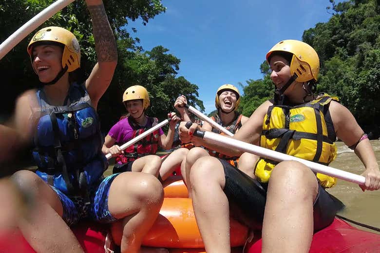 Rafting en el río Macaé