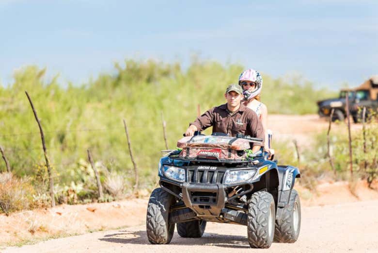 Tour en quad por el desierto de Sonora