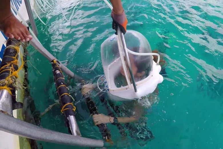 Seawalker en Boracay