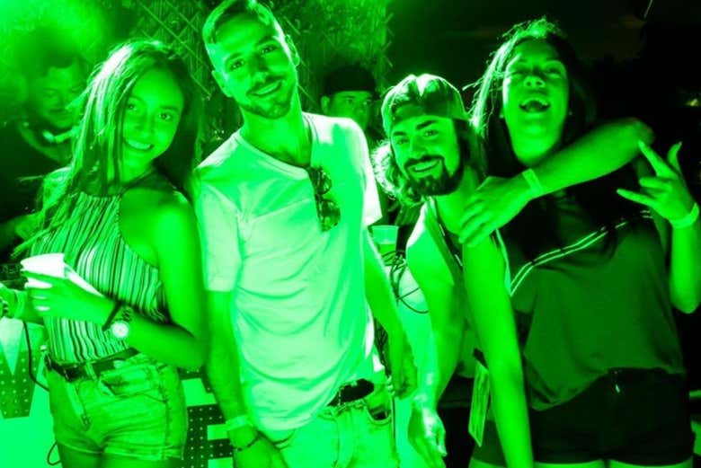 Fiesta en barco por Miami