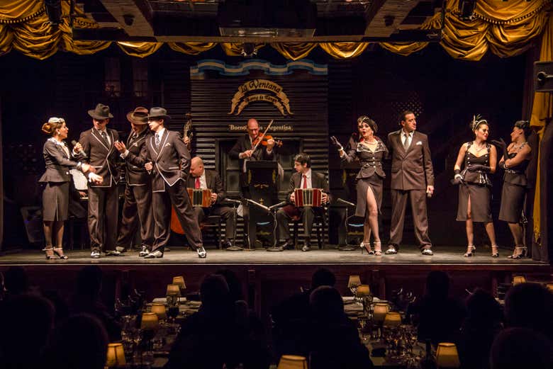 Espectáculo de tango en La Ventana