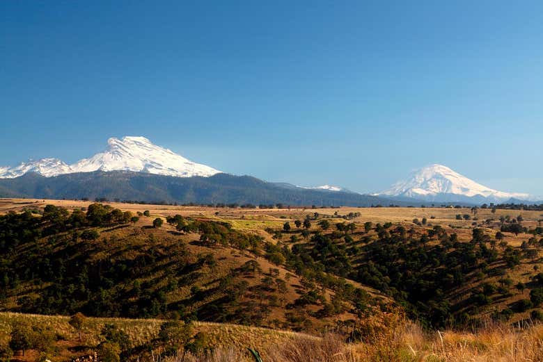 Excursión a los volcanes Popocatépetl e Iztaccíhuatl en grupo reducido