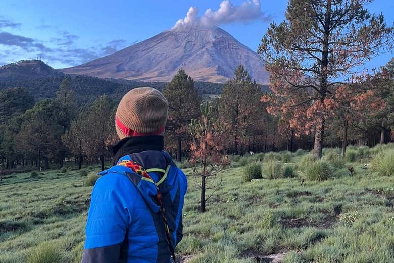 Senderismo por los volcanes Iztaccíhuatl y Popocatépetl al amanecer
