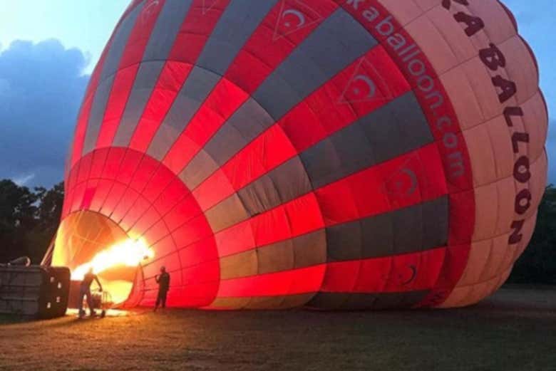 Paseo en globo por Dambulla