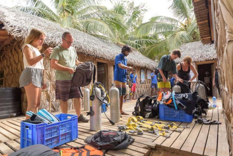 Bautismo de buceo en Nilaveli