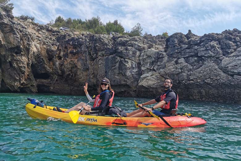 Tour en kayak por Sesimbra